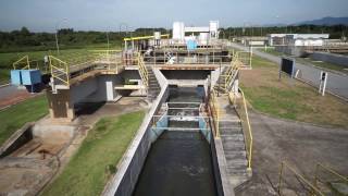 Screening at wastewater treatment plant [upl. by Ennael884]