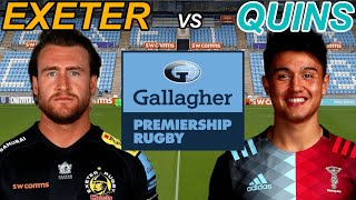 EXETER CHIEFS vs HARLEQUINS Gallagher Premiership 2022 Live Commentary [upl. by Alicirp]