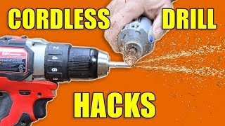 5 Quick Cordless Drill Hacks Woodworking Tips and Tricks [upl. by Rramel]