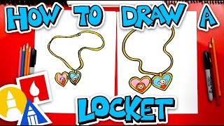 How To Draw A Locket Necklace [upl. by Seni]