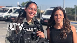 Female fighters filling the ranks of Israeli Border Police troops [upl. by Anawaj]