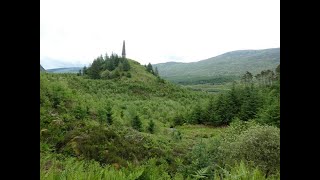 Murrays Monument Galloway Forest Park Scotland UK [upl. by Yznel]