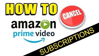 How to Cancel Amazon Prime Video CHANNEL SUBSCRIPTIONS [upl. by Enyrehtac688]