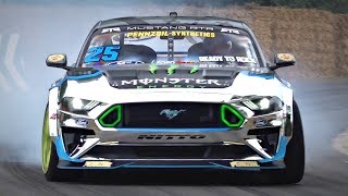 Vaughn Gittin Jrs 2019 Ford Mustang RTR MONSTER  50L XS Crate Supercharged V8 900HP Sounds [upl. by Temme]