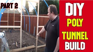 How To Build A PolyTunnel Part 2 Polytunnel Covering [upl. by Yaf671]