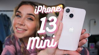 iPhone 13 Mini Unboxing in PINK  First Impressions [upl. by Copland324]