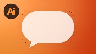 Learn How To Draw an Adjustable Speech Bubble in Adobe Illustrator  Dansky [upl. by Goebel]