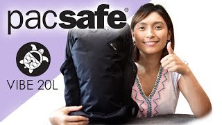 PACSAFE VIBE 20L ANTITHEFT BACKPACK [upl. by Odessa]