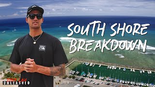 TOWN SURF SPOTS EXPLAINED  South Shore Oahu [upl. by Dietz16]