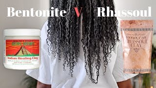 The BEST CLAY for Natural Hair Bentonite or Rhassoul Clay Wash🚿 [upl. by Nivlak]