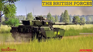 The BRITISH Forces  REGIMENTS Gameplay [upl. by Sydney]