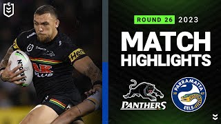 NRL 2023  Penrith Panthers v Parramatta Eels  Match Highlights [upl. by Nylloc]