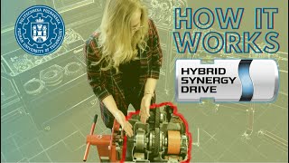 How the Toyota hybrid planetary gearbox works P410  Academic laboratory at PUT [upl. by Louanne55]