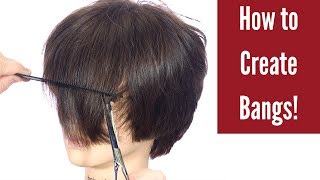 How to Cut Bangs  TheSalonGuy [upl. by Ogires]