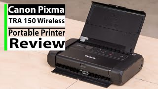 Canon Pixma TR150 Wireless Portable Printer Review [upl. by Atsocal]