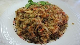 Guyanese Fried Saltfish step by step Video Recipe II Real Nice Guyana HD [upl. by Nnylaf]