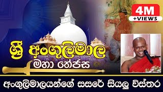 ශ්‍රී අංගුලිමාල මහා තේජස  අංගුලිමාලයන්ගේ සසරේ සියලු විස්තර  VenWelimada Saddaseela Thero [upl. by Teplica]