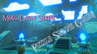 Breath of the Wild Guides  Mogg Latan Shrine Synced Swing Puzzle Shrine Guide [upl. by Nilecoj]