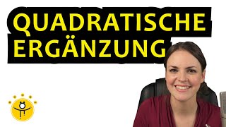 QUADRATISCHE ERGÄNZUNG – Parabel in Scheitelpunktform umwandeln binomische Formel [upl. by Namas]