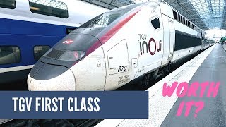 Is First Class on a French TGV inOui worth it Trip review Paris to Bordeaux on Oceane TGV [upl. by Curry]