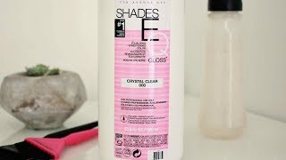 How To Do A Clear Gloss At Home  Shiny Hair Tutorial  Redken Shades EQ  Daniella Benita [upl. by Leanne]