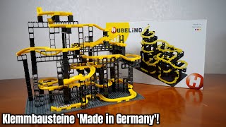 LuxusKlemmbausteine große Murmelbahn Hubelino PI Starter Set Review [upl. by Saraiya]