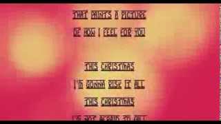 Kelly Clarkson  Wrapped in Red Lyrics Video [upl. by Amye]