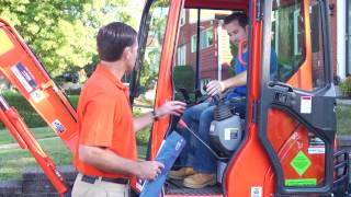 Basic Operation of the Kubota Mini Excavator [upl. by Federica]