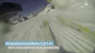 Piste 54 und 8 Skigebiet Ehrwalder Alm [upl. by Jobey325]