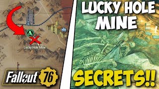 Fallout 76  Lucky Hole Mine Secrets Keypad amp Secret Rooms [upl. by Airdnek]