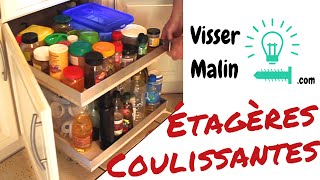 Comment faire des étagères coulissantes  EP25 [upl. by Naejeillib]