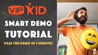 VIPKid SMART DEMO 2020  How To Pass in 5 mins Tips amp Example [upl. by Egas]