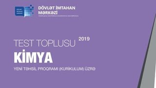 Kimya yeni test toplusu 2019 CAVABLAR 1ci hissə  HD [upl. by Terces]