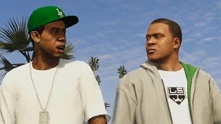 GTA V  Franklin and Lamar talk about Grove Street Families [upl. by Bork452]