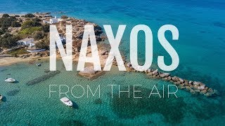 Naxos  Greece trip to the Cyclades Naxos guide from the air [upl. by Bouldon807]