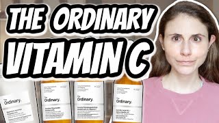 ALL THE ORDINARY VITAMIN C PRODUCTS Dermatologist Review  Dr Dray [upl. by Alihs]