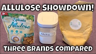 Allulose Showdown  Three Brands Compared [upl. by Leahcimrej]