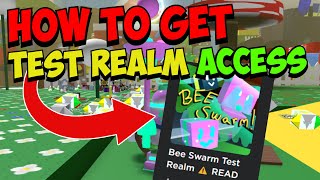 How To GET In The TEST REALM Full Guide  Roblox Bee Swarm Simulator [upl. by Fara]