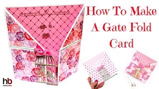 Lots Of Tips How To Make A Gate Fold Card [upl. by Buchalter835]