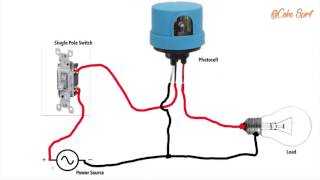 HOW TO WIRE A PHOTOCELL IN A CIRCUIT [upl. by Gazzo]