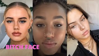 Resting bitch Face  rbf  TIK TOK Complilation [upl. by Alletse48]