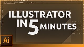 Learn Illustrator in 5 MINUTES Beginner Tutorial [upl. by Anide]