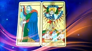 EL ERMITAÑO y TODOS los ARCANOS MAYORESCOMBINACIONES TAROT [upl. by Ecraep]