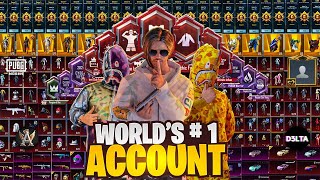 Worlds No1 Acoount Live Pubg Mobile  ArduzaixNomi [upl. by Angie]