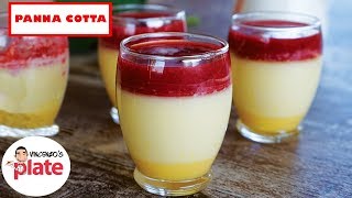 AUTHENTIC PANNA COTTA RECIPE  How to make Strawberry Panna Cotta [upl. by Beilul110]