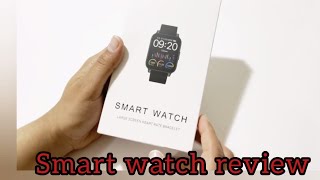 Smart Watch 169quot Touch Screen Fitness Tracker IP67 Waterproof Smartwatch Review [upl. by Mainis]