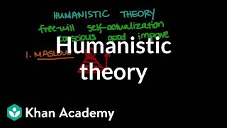 Humanistic theory  Behavior  MCAT  Khan Academy [upl. by Gena]