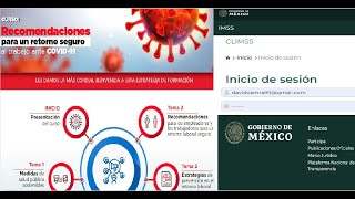 AYUDA CON LAS EVALUACIONES DEL CURSO RETORNO SEGURO AL TRABAJO ANTE COVID 19 IMSS RESPUESTAS [upl. by Aznecniv]