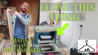 The Awesome MAKITA THICKNESSER 2012NB Review amp Demo \ Plus Lots More \ EP63 [upl. by Torbart699]