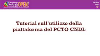 Tutorial piattaforma PCTO [upl. by Zelde]